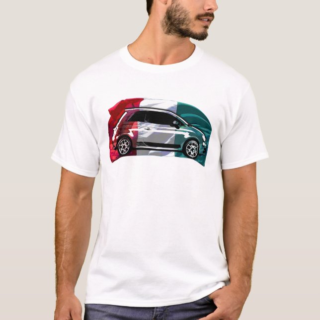 Italiensk stil 500 tee shirt (Framsida)