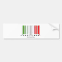 Italiensk streckkod Flagga