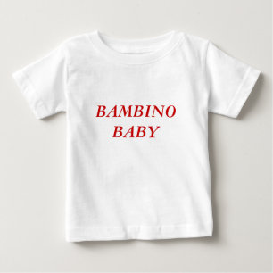 ITALIENSK T SKJORTA FÖR BAMBINOBABY TRÖJA