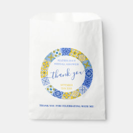 Italiensk Tack för Blue Tile Sommar Möhippa