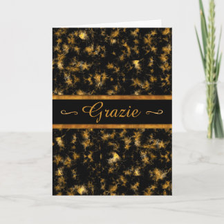 Italiensk Tack Grazie-WitchLite Kort