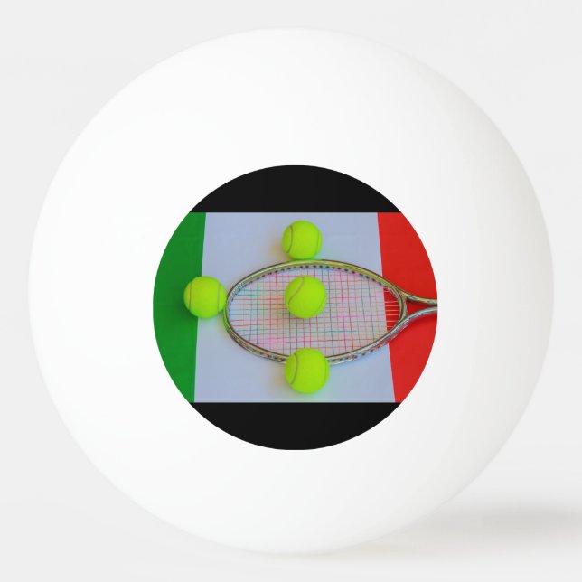ITALIENSK TENNIS  PING PONG BOLLAR (Framsidan)