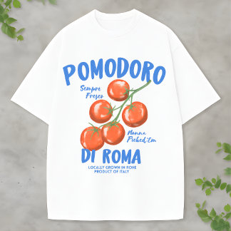 Italiensk Tomatälskare Pomodoro di Roma Vintage T Shirt