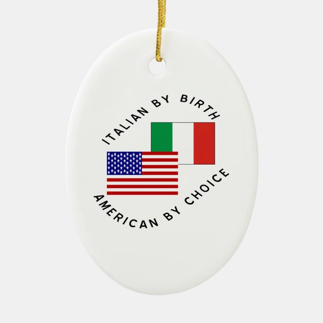 Italiensk USA-val Julgransprydnad Keramik (Framsidan)
