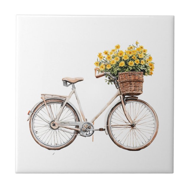 Italiensk vår Clipart Kakelplatta (Framsidan)