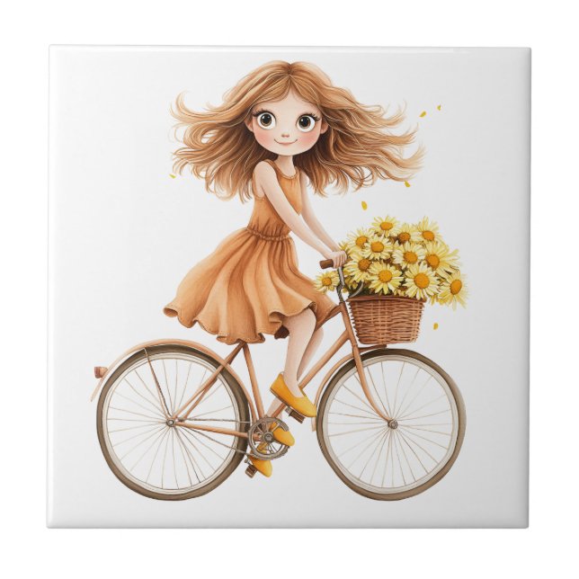 Italiensk vår Clipart Kakelplatta (Framsidan)
