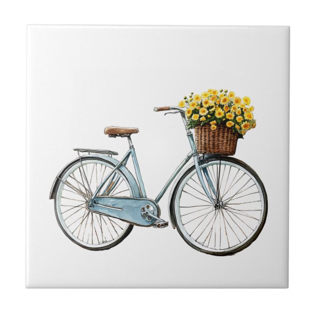 Italiensk vår Clipart Kakelplatta (Framsidan)