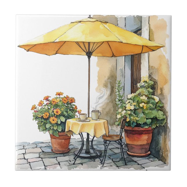Italiensk vår Clipart Kakelplatta (Framsidan)