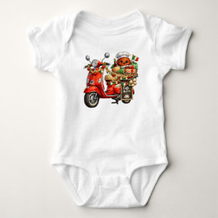 Italiensk Vespa Söt Liten Köttbulle Outfit T Shirt
