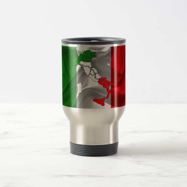 Italiensk vinka flagga resemugg (Center)