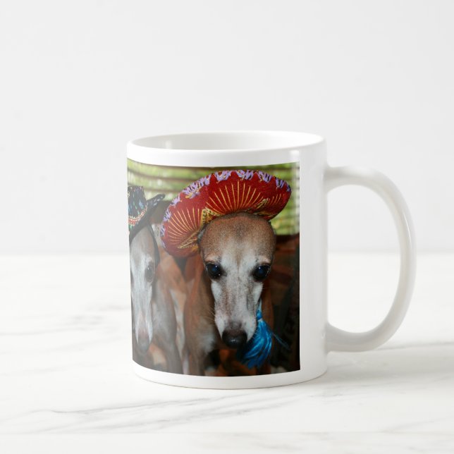 Italiensk vinthundkaffemugg kaffemugg (Höger)