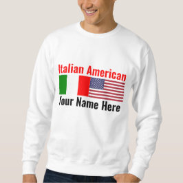 Italienska amerikan lång ärmad tröja