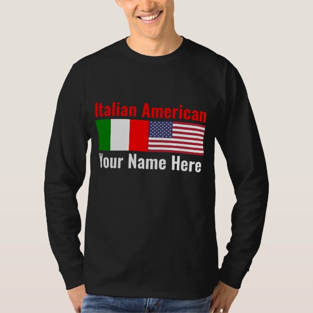 Italienska amerikan t shirt (Framsida)