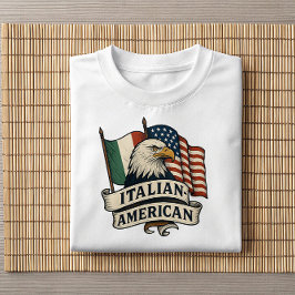 Italienska amerikanska Eagle Shirt | Patriotic Her T