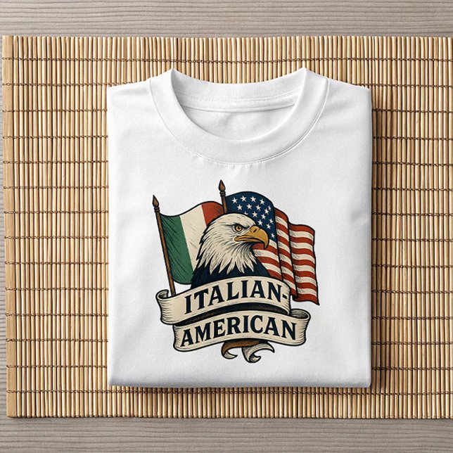 Italienska amerikanska Eagle Shirt | Patriotic Her T (Skapare uppladdad)