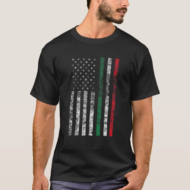 Italienska amerikanska Pridet - italienska amerika T Shirt (Framsida)