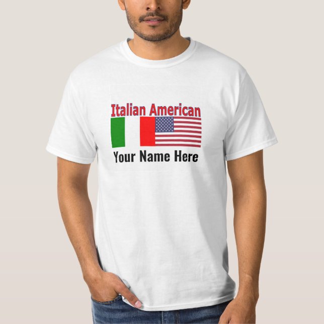 Italienska amerikanska T-Shirt (Framsida)