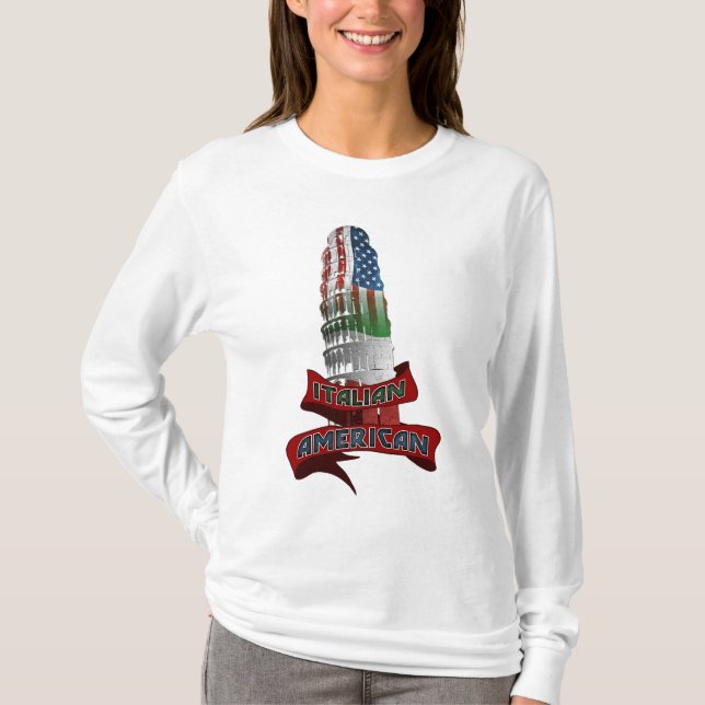 Italienska anorT-tröja för amerikan T-shirt (Framsida)