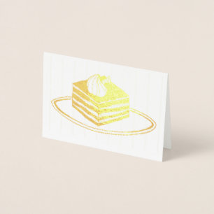 Italienska bakeriet Classic Tiramisu Dessert Food Folierat Kort