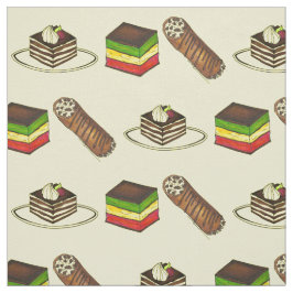 Italienska bakeriparken Tiramisu Flagga Cookie Can Tyg