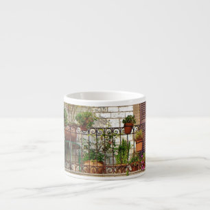 Italienska Balcony Garden Espressomugg