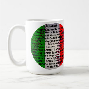 Italienska baskiska spelare kaffemugg