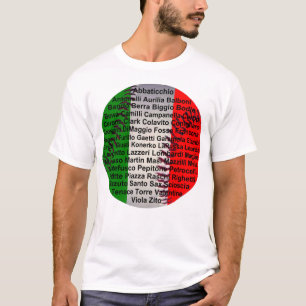 Italienska baskiska spelare t shirt