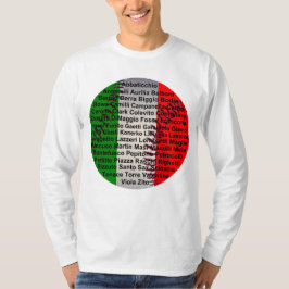 Italienska baskiska spelare t shirt