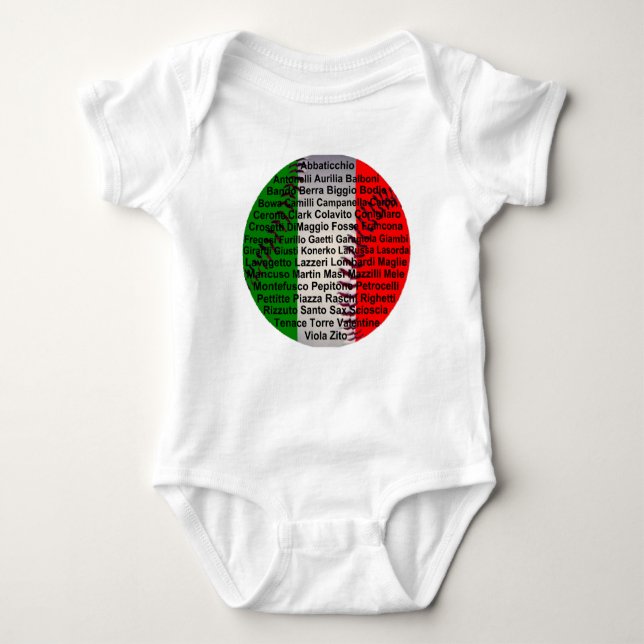Italienska baskiska spelare t shirt (Framsida)