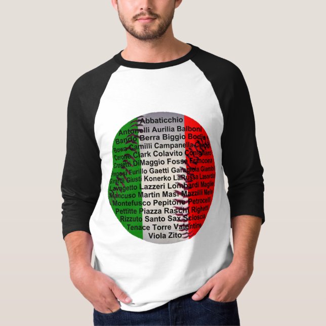 Italienska baskiska spelare t shirt (Framsida)