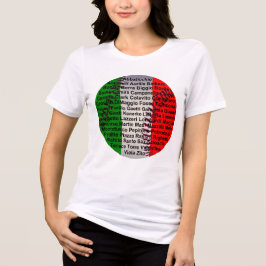Italienska baskiska spelare t shirt