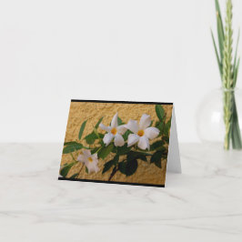 Italienska blommor noterar kortet kort