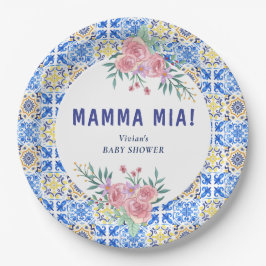 Italienska Blue Tile mamma Mia