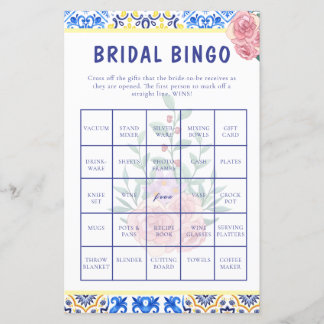 Italienska Blue Tile mamma Mia Möhippa Bingo