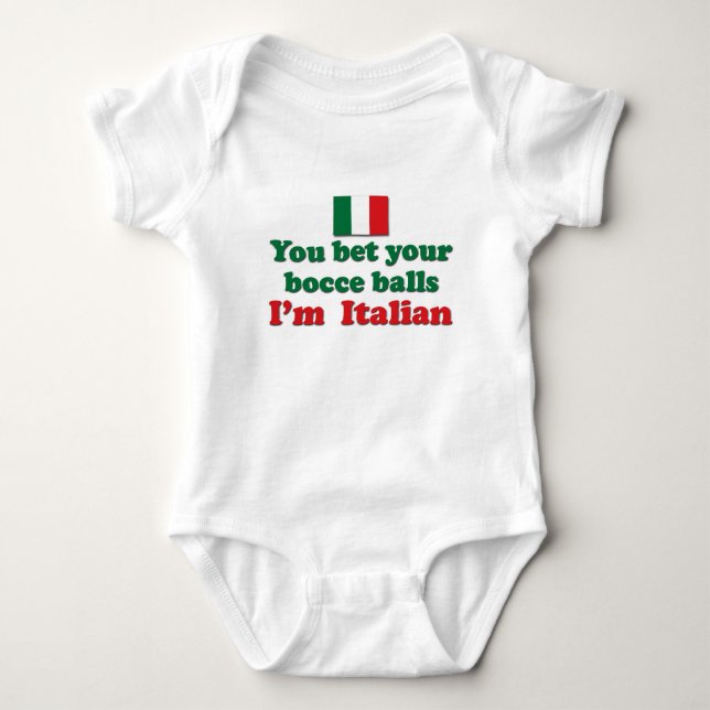 Italienska Bocce bollar Tröja (Framsida)