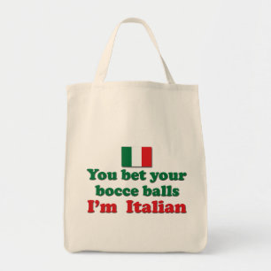 Italienska Bocce bollar Tygkasse