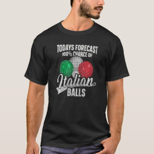 Italienska Boccia for a Bocce Boll Player T Shirt