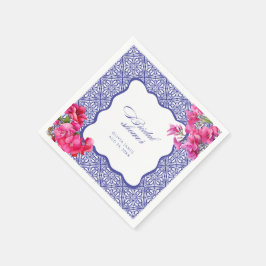 Italienska bougainvillea möhippa pappersservett