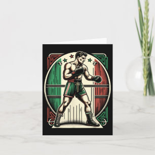 Italienska boxare - Italien för Vintage Boxing Fla Kort