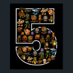 Italienska Brainrot Birthday 5 Age Memme 5th Kids  Poster<br><div class="desc">Italienska Brainrot Birthday 5 Age Meme 5th Kids Boys Girls T-shirt.png</div>