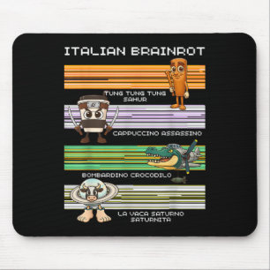 Italienska Brainrot Meme Funny Compilter-tecken Musmatta