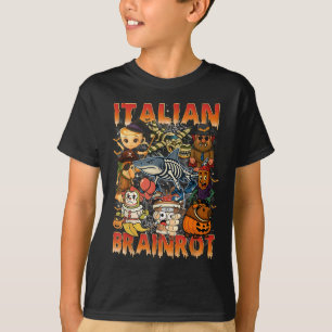 Italienska Brainrot Meme Italie Brainrot Halloween T Shirt