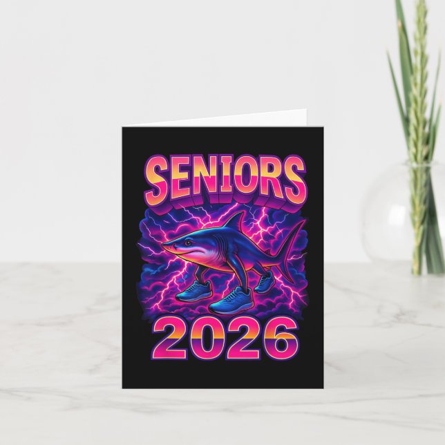 Italienska Brainrot Seniors Class of 2026 Seniors  Kort (Framsida)