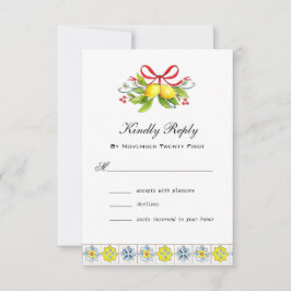 Italienska brickor med citroner OSA kort