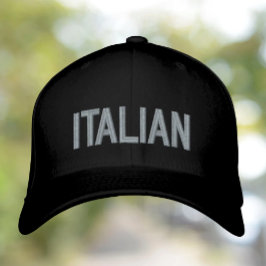 Italienska broderade tak broderad keps