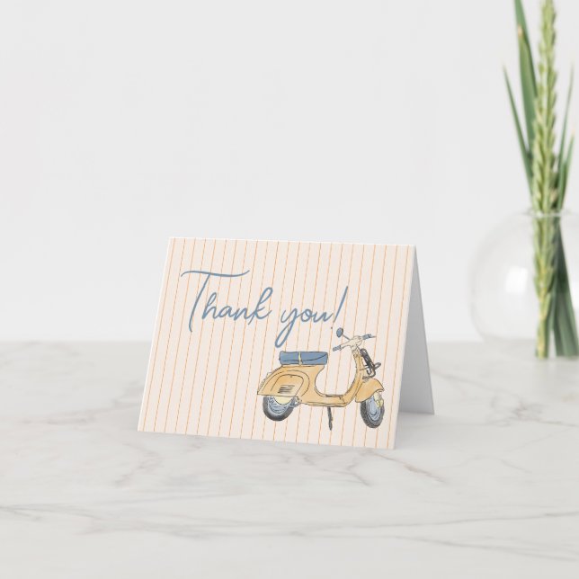 Italienska Bröllop-tackkort Tack Kort (Framsida)