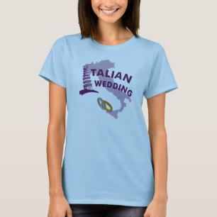 Italienska Bröllop Womens Italien T-Shirt