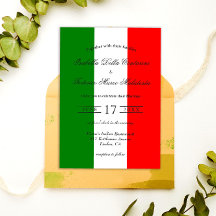Italienska bröllopsinbjudningar