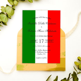 Italienska bröllopsinbjudningar inbjudningar