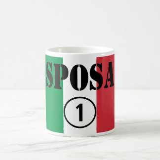 Italienska brudar: Sposa Numero Uno Kaffemugg